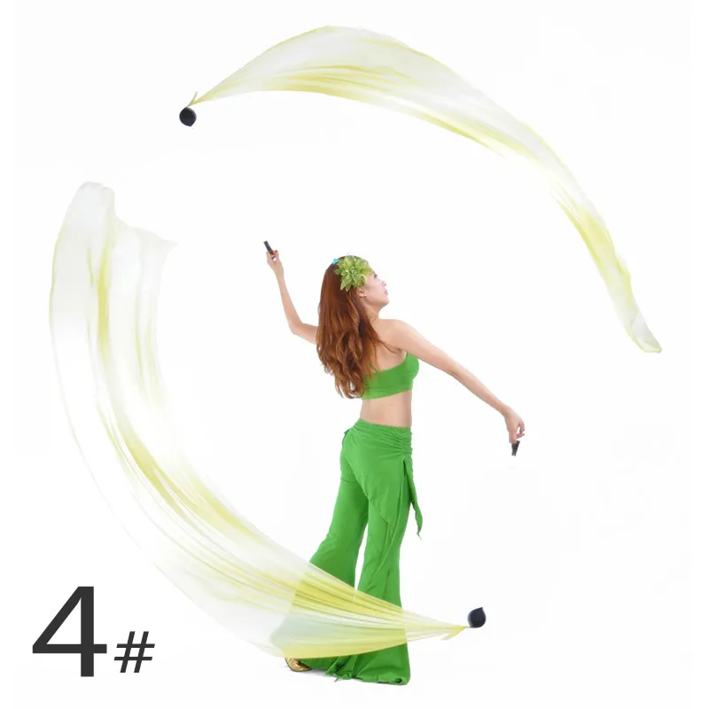 Véu de Dança do Ventre Poi = 1Veils + 1Poi Correntes Multicor 31 cores acessórios de dança do ventre dança do vent ...