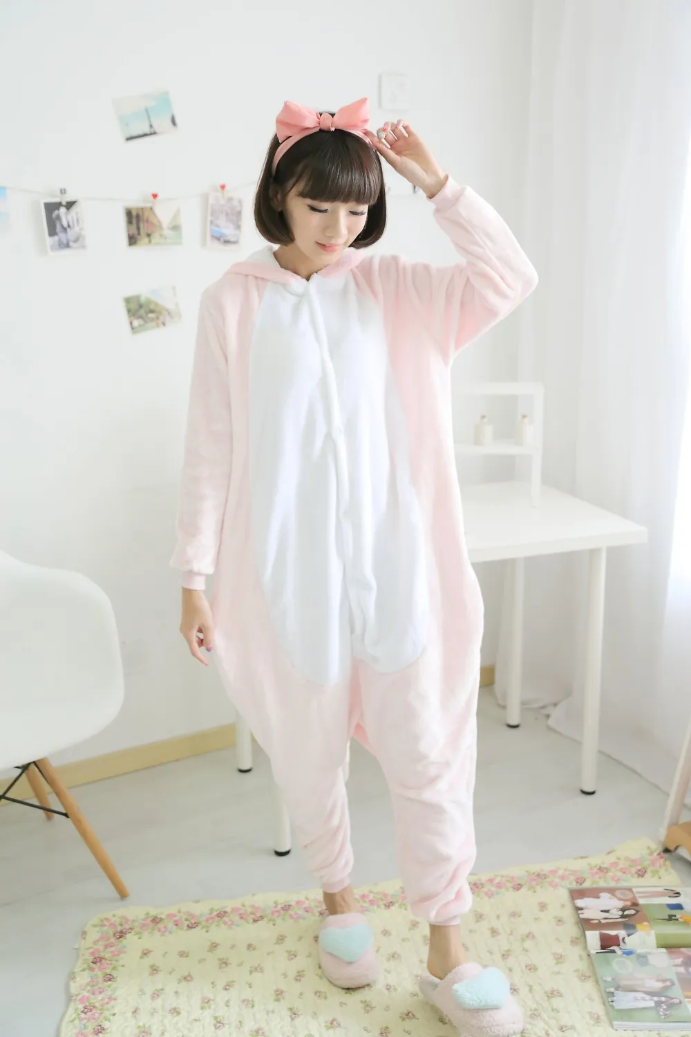 Winter Unisex Adult Pink dinosaur onesie Pajamas Cosplay animal pajamas onesies pink dragon womens pajamas animal pyjama kawaii Jumpsuit