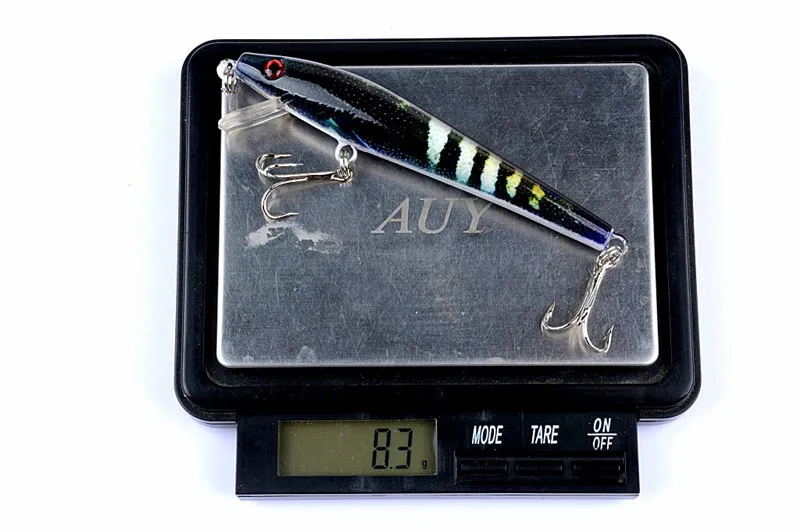 Nouvelles couleurs vives Laser wobbler manivelle 9 cm 8 3g pêche à la mouche leurres durs cible vivante bar swimbaits303S