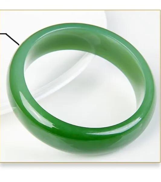 Fine Women`s jewelry green jade bracelet with a certificate genuine natural green jade Emerald bracelets