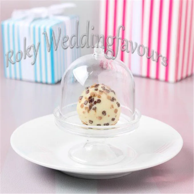 Acrylic Clear Mini Cake Stand Baby Shower Party Gifts Birthday Favors Holders Children Party Decoration Sweet 312u