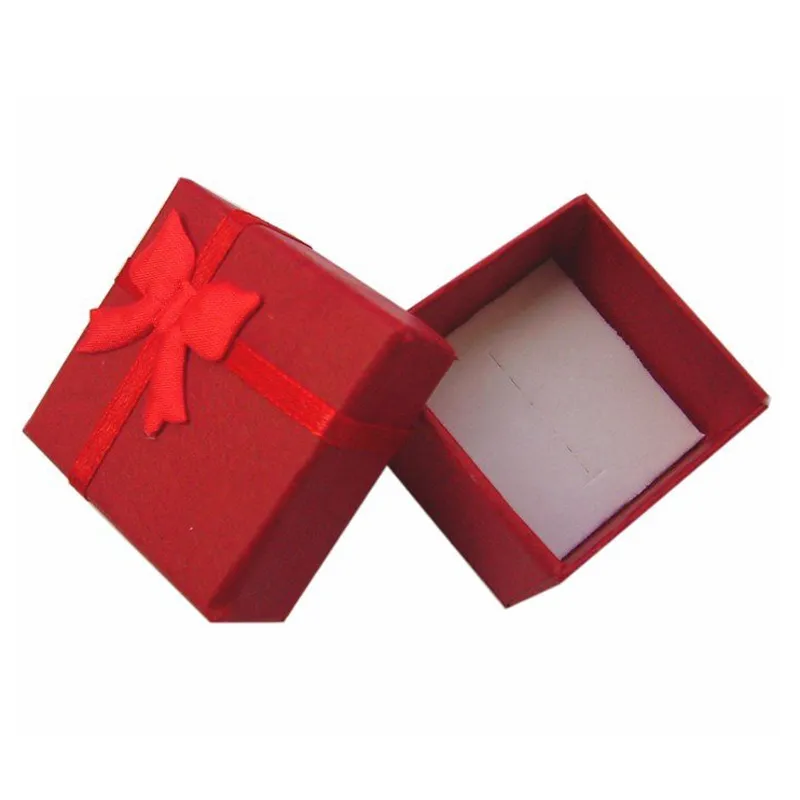 Caixa de anel inteira com 264 peças, para exibição de joias, caixa de presente, brincos de casamento, organizador de anéis, caixa de fita de cores mistas 4 4 3cm299y