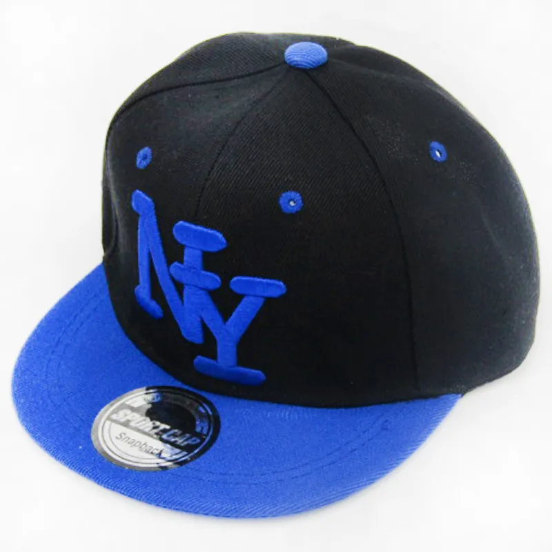 2016 New Cayler Sons Enfants NY Lettre Casquette de baseball Enfant Garçons Et Filles Os Snapback Hip Hop Mode Chapeau Plat Bébé Casquette276B