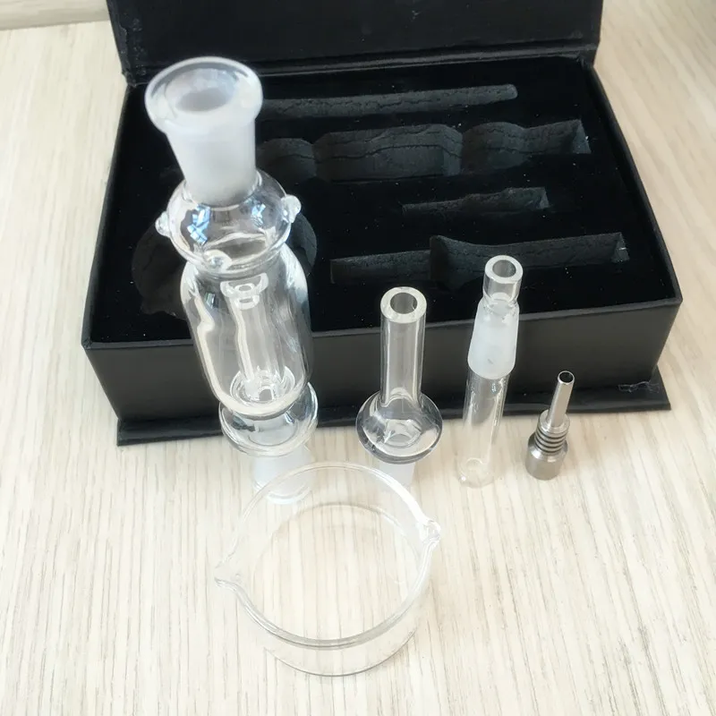 Prezzo all'ingrosso migliore 2.0 Nectar nail Collector Glass kit misura 10mm gr2 titanio chiodo domeless
