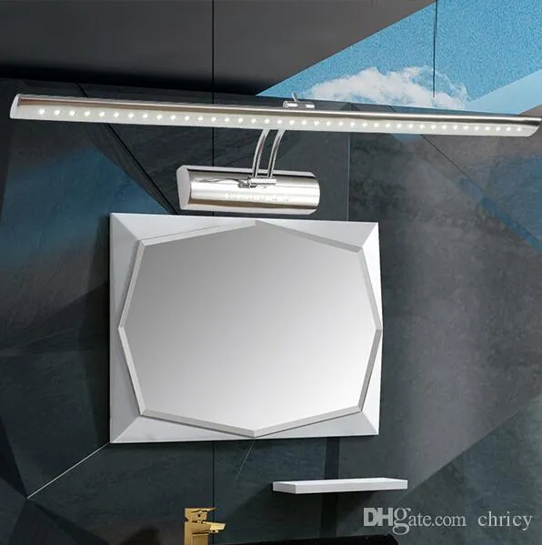 led mirror light bathroom wall sconces vanity lights stainless steel mounted up down wall lamp smd5050 5w 7w 9w 15w230c