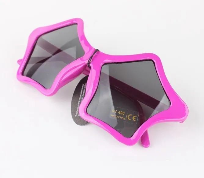 Candy Kids Star Shape Sunglasses Sun Style Vintage Party Sunglasses para crianças lote 323y