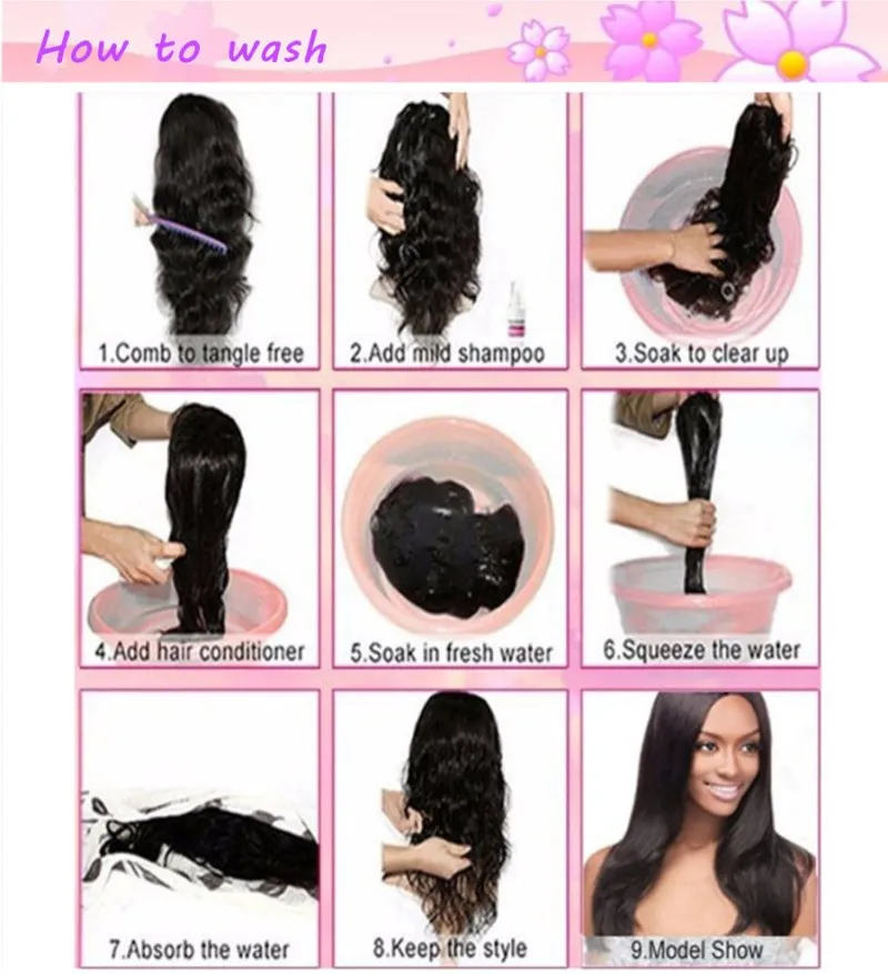 Cheap High Quality Heat Resistant Japan Fiber Long Black Water Wave Synthetic Lace Front Wigs With Baby Hair for Black Women