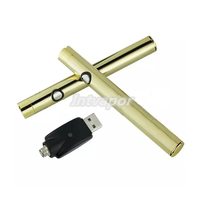 O Pen Battery Battery 510 Thread E-sigarette E-sigarette Push Batteries con caricatore USB cartucce olio di vetro