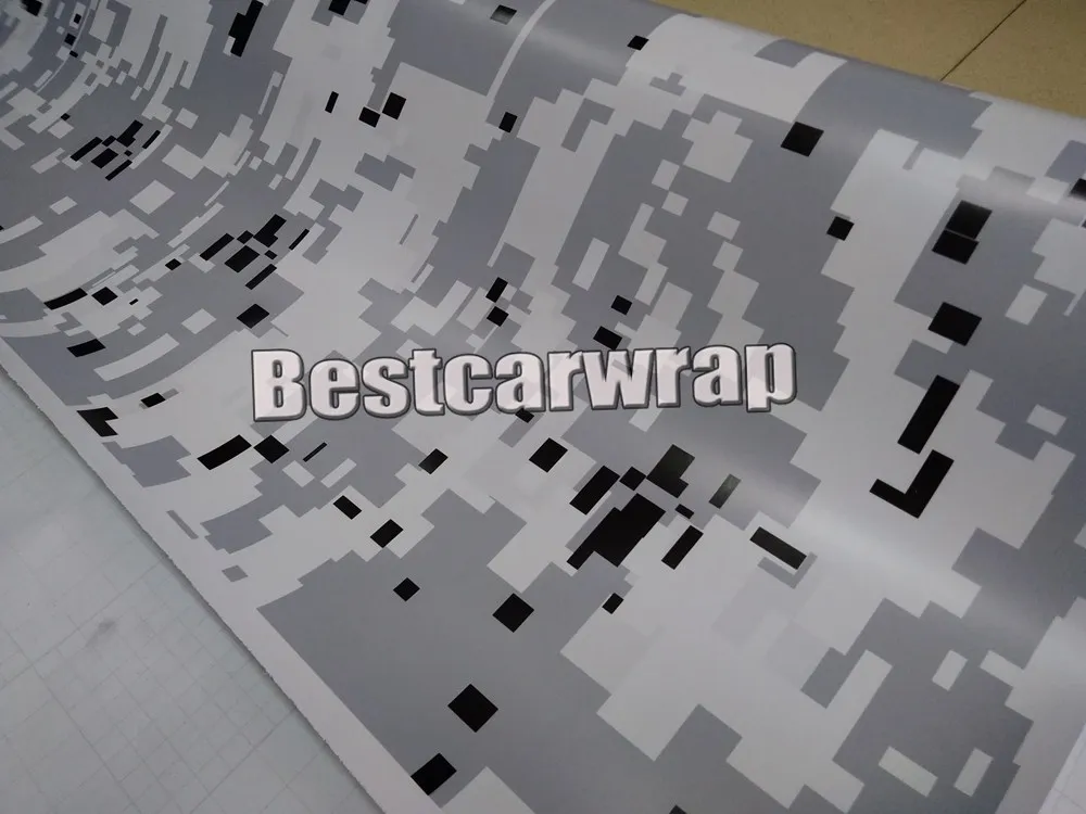 VARIOUS Colors Digital Camo Vinyl For Car Wrap With Air release ubran Camouflage styling Truck covering Foil size 1.52x30m roll 5x98ft