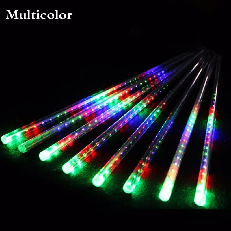 Connectable Multi-color Meteor Tube Meteors Shower Rain String LED Christmas Light Wedding Party Garden Xmas Strings Lights Outdoo217c