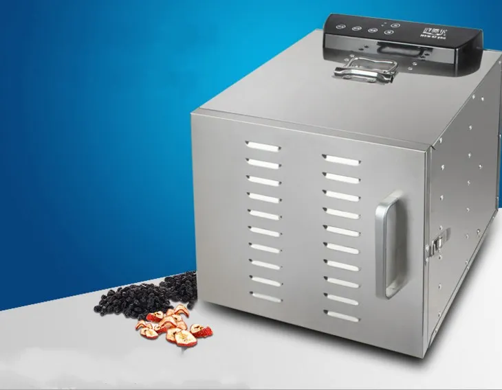Meyve Araçları Kurutma Makinesi Dehidrasyon Endüstriyel Gıda Kurutucu Paslanmaz Çelik Ticari Elektrikli Gıda Kurutucu LLFA256V