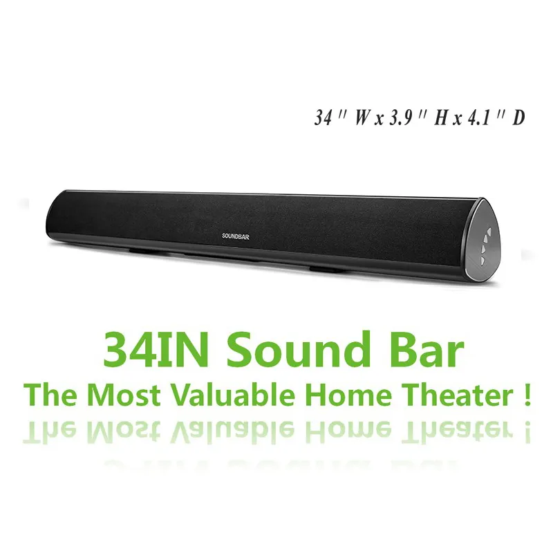 High Grade ABS Plastic Speaker for BT Home Theater Bloetooth Wireless Surround Speaker Soundbar S11 for Notebook