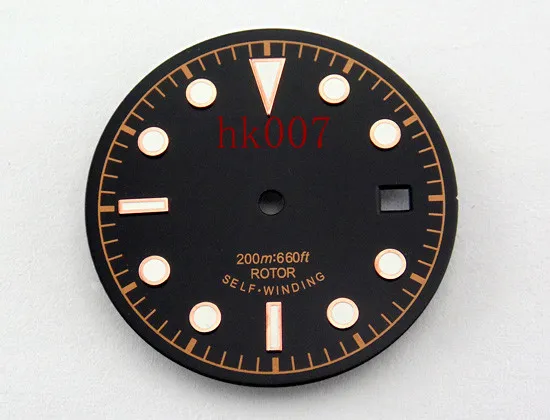 P355 356 Corgeut 30 5mm cadran noir adapté à Miyota8205 8215 ETA 2824 Mingzhu 2813 montre de haute qualité conception Simple Dial247t