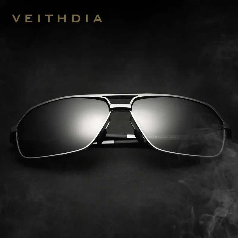 Новое поступление, брендовые поляризационные солнцезащитные очки VEITHDIA, мужские очки Al-Mg, солнцезащитные очки, мужские gafas oculos de sol masculino 6521201b