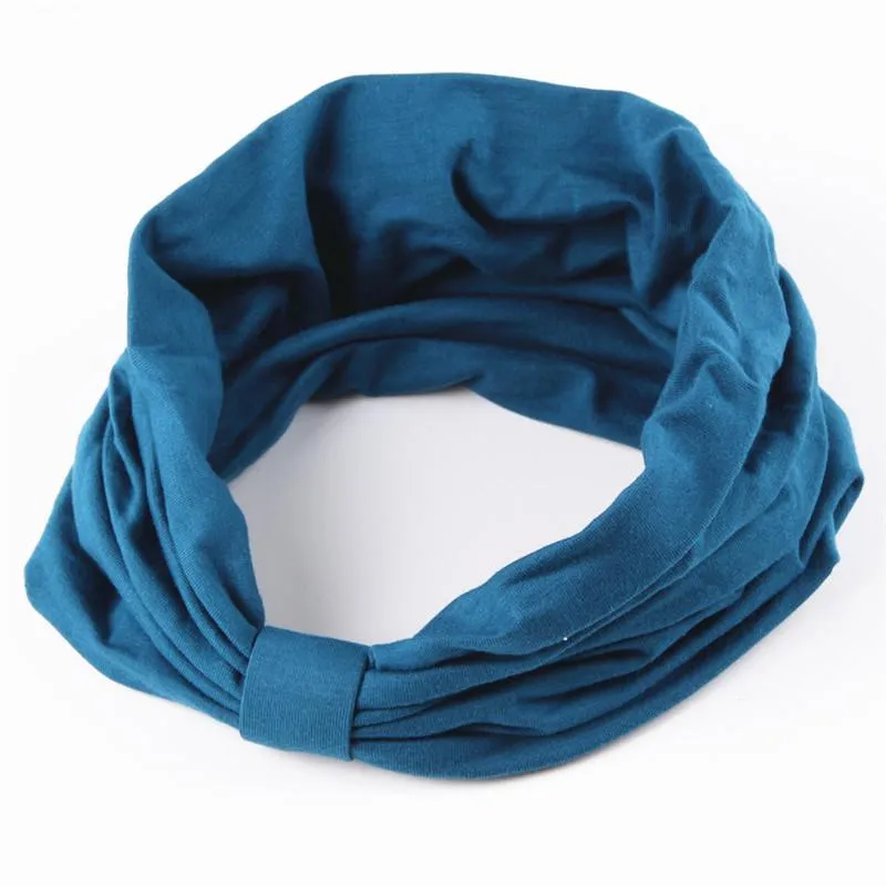 Whole-2016 Neue Koreanische Breite Weiche Elastische Stirnbänder Sport Yoga Für Frauen Erwachsene Mädchen Dame Kopf Wraps Haar Band turban Accessori297T