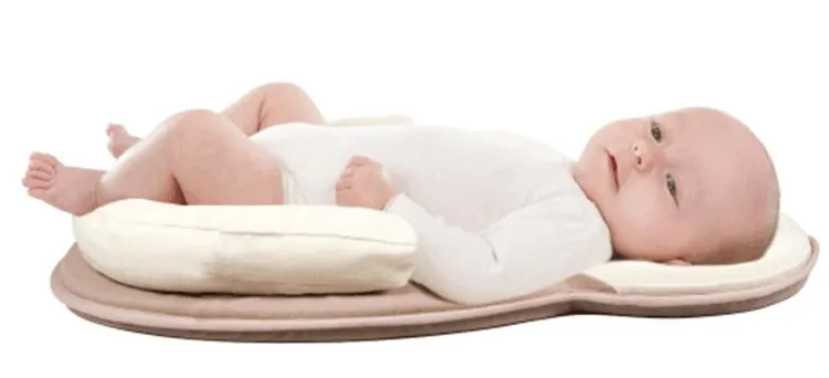JJOVCE Neugeborenen-Kissen, Baby-Schlaf-Positionierungspad, Anti-Migräne-Stereotypen-Kissen, Kissen294U