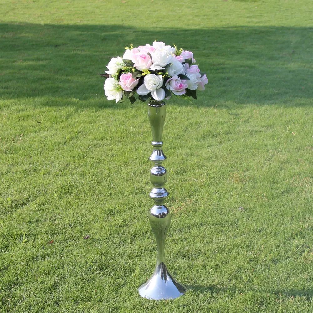 New arrival 73cm height metal candle holder candle stand wedding centerpiece event road lead flower rack / 