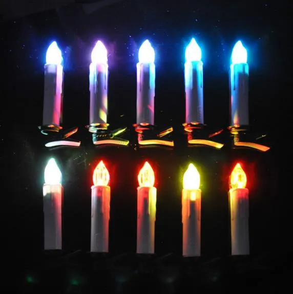 Drahtlose LED Fernbedienung Kerzen Lichter Weihnachtsbaum Party Wohnkultur kerze beleuchtung lampe Ostern club Wachs Taper Kerzen geschenk