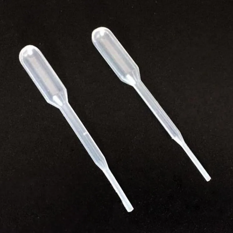 Bottiglie di stoccaggio 1800 Pezzi 0 2ML Pipette di trasferimento graduato monouso in plastica Set contagocce Pipetta tubi Scuola sperimentale 2175