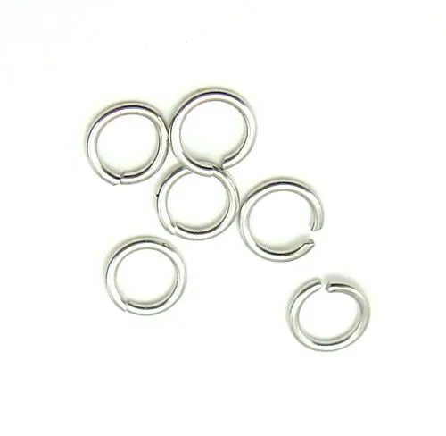 925 Sterling Silver Open Jump Ring Split Rings Accessory For DIY Craft Jewelry Gift W5008 2508