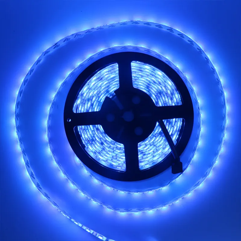 Tira de luz LED 5050 SMD RGB impermeable IP65 DC 12V cinta flexible luces de tira del LED para el festival Jardín decoración