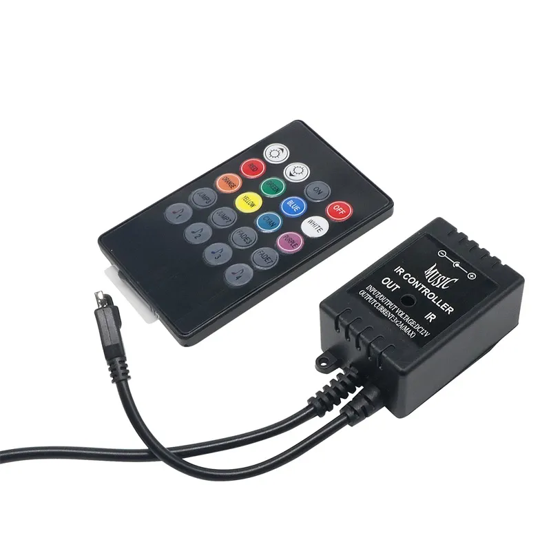 RGB 36 LED Car Charge 12V 10W Glow Interior Decorative 4in1 Atmosphere Blue Inside Foot Light Lamp Remote Music Control218g