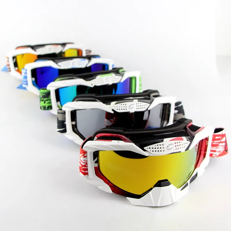 2019 New Cycling Sunglasses Motorcycle Goggles Ski Eyewear Women Men Motocross ATV Quad Off-road Windproof Goggles Glasses MX271O