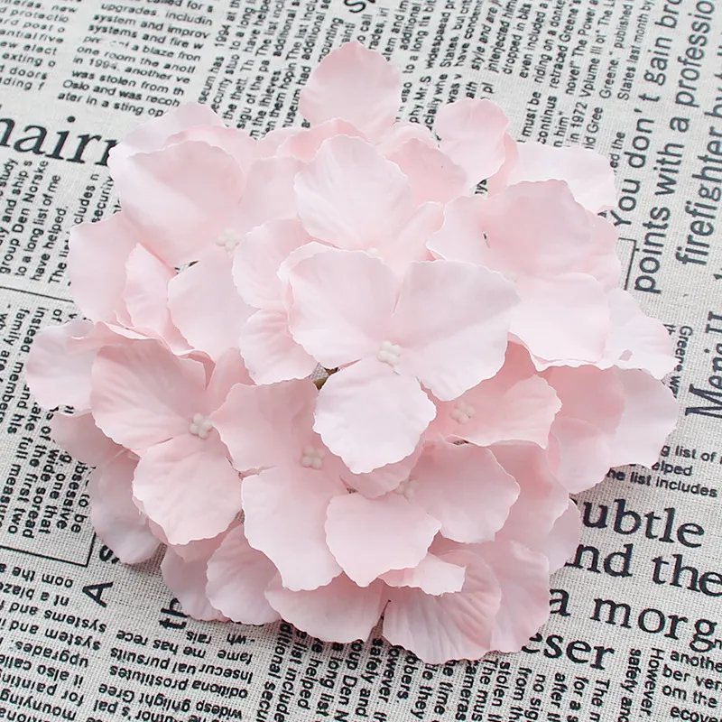 Tête de fleur d'hortensia artificielle en soie, 18cm, bricolage, bouquet de fleurs, couronne de fleurs, guirlande, décoration de la maison, G1180232H