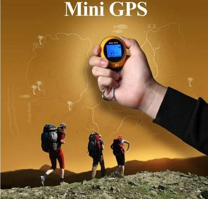 Mini Receptor de navegação do localizador de localizador de rastreador de gps Handheld usb recarregável com compasso eletrônico para viagem ao ar livre