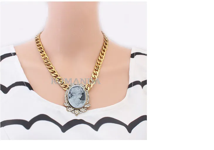 Envío libre de DHL Qingdao collar de marca de moda europea y americana elegante dama collar chocker collar accesorios para mujeres