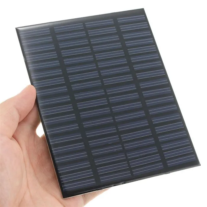 En gros 1.5 W 18 V Mini Module Cellulaire Solaire Panneau Solaire Polycristallin DIYSolaire Alimentation 12 V Chargeur de Batterie / 140 * 110 MM