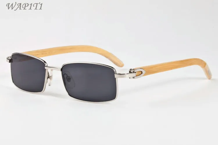Modeholz Sonnenbrille für Männer Bambus Sport Buffalo Horn Brille Frauen Gläser Sonnenbrillen kommen mit Box Hülle Lunettes Gafas de Sol 202n