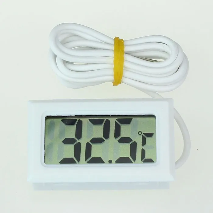 Professinal Mini Digital LCD Sonde Aquarium Kühlschrank Gefrierschrank Thermometer Thermograph Temperatur für Kühlschrank-50 ~ 110 Grad FY-10