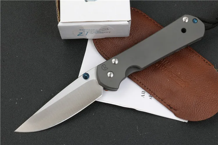 Sebenza 21 pocket knife Chris Reeve folding knife D2 blade satin finish TC4 titanium handle survival gear camping outdoor tool hunting knife