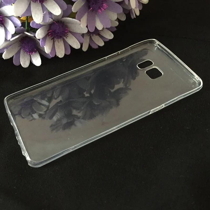 0.5mm Klare weiche TPU-Hüllen für iPhone 11 12 PRO Mini XS MAX XR x 8 7 6 Galaxie Note9 S9 S10 A40 Transparent ultradünn ultradünn flexibler leerer Gel-Rücken-Handy-Abdeckung