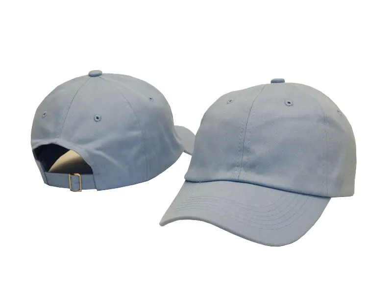 القبعات الجديدة الصلبة القابلة للتعديل قبعات قبعات خلف حزام خلفي أزياء أغطية غولف القطن للرجال والنساء 236J