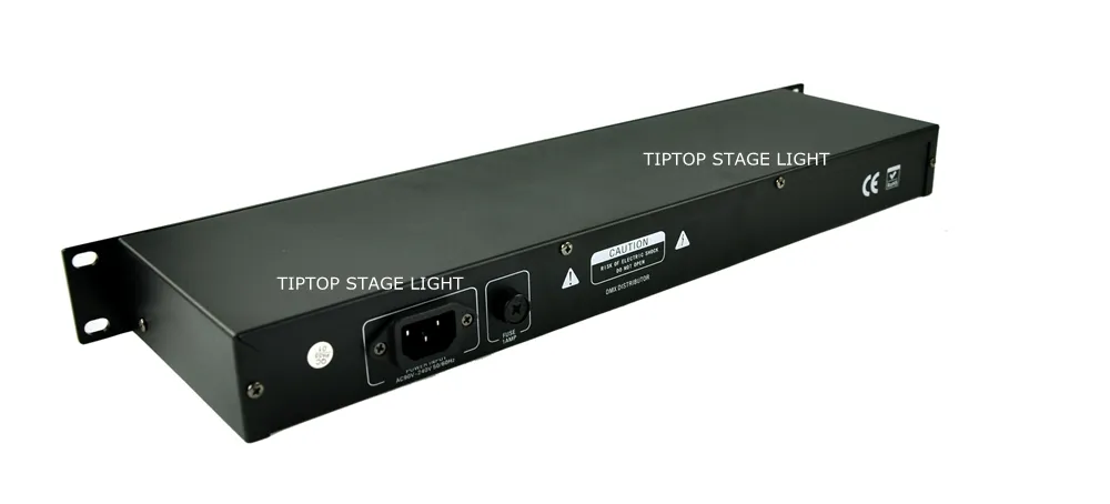 Sample 8 way splitter DMX Signal Splitter,DMX 512 Splitter,TP-D08 DMX Signal Distributor 8 Road Stage Light Controlle