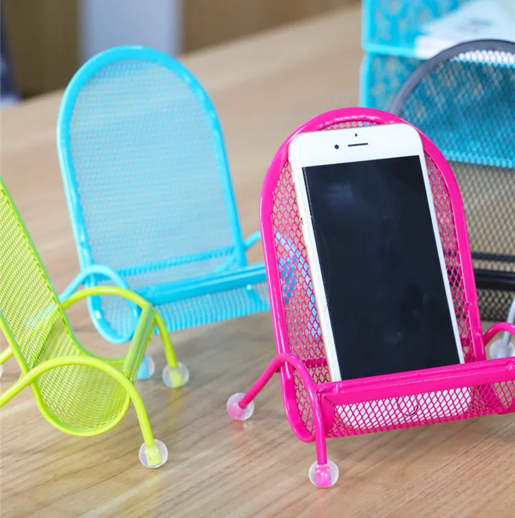 Держатель новейшего мобильного телефона настольный ленивый стенд стул металлический сотовый телефон крепления кронштейн для iphone 5 5S 6 6S HTC Huawei креативный подарок