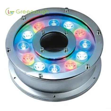 DC24V LED噴水ライト12x3WガーデンライトRGB水中スイミングプール照明ステンレス鋼LED LED249S