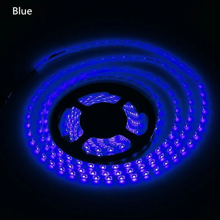 Warm white led strip light led ribbon 3528 SMD 5M waterproof flexible 60led/M connector 2A power supply Stage Party Christmas Home Office