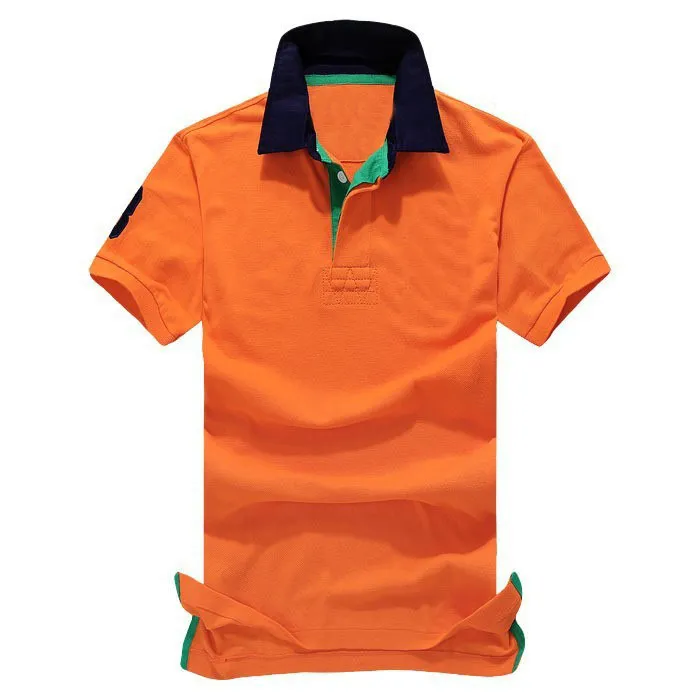 Wholesale 2017 High Quality Brand Cotton Men Retro Leisure Golf Tennis Undershirt / Men's Polos