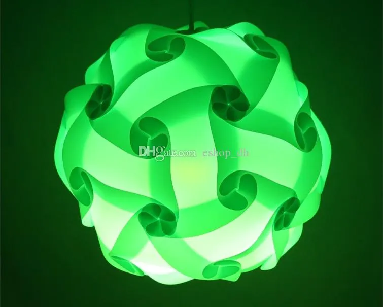 40 cm 110-240V Nowoczesne współczesne elementy oświetlenia DIY IQ Jigsaw Lampa Lampa Lampa Sufit Lampa Lampa Ball Light272V
