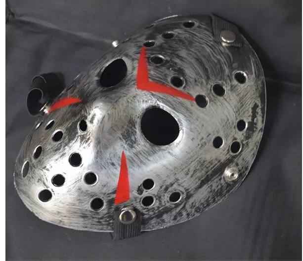 Maschera arcaica di Jason Maschera anti-killer a pieno facciale antica Jason vs Friday The Prop Horror Hockey Halloween Costume Mask237c