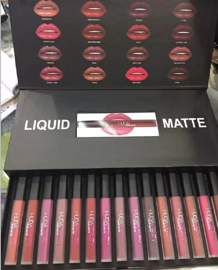 Hot /set Matt Lip Gloss Beauty Liquid lipstick Make up Waterproof Long Lasting Lipgloss Trophy Wife Icon Vixen 