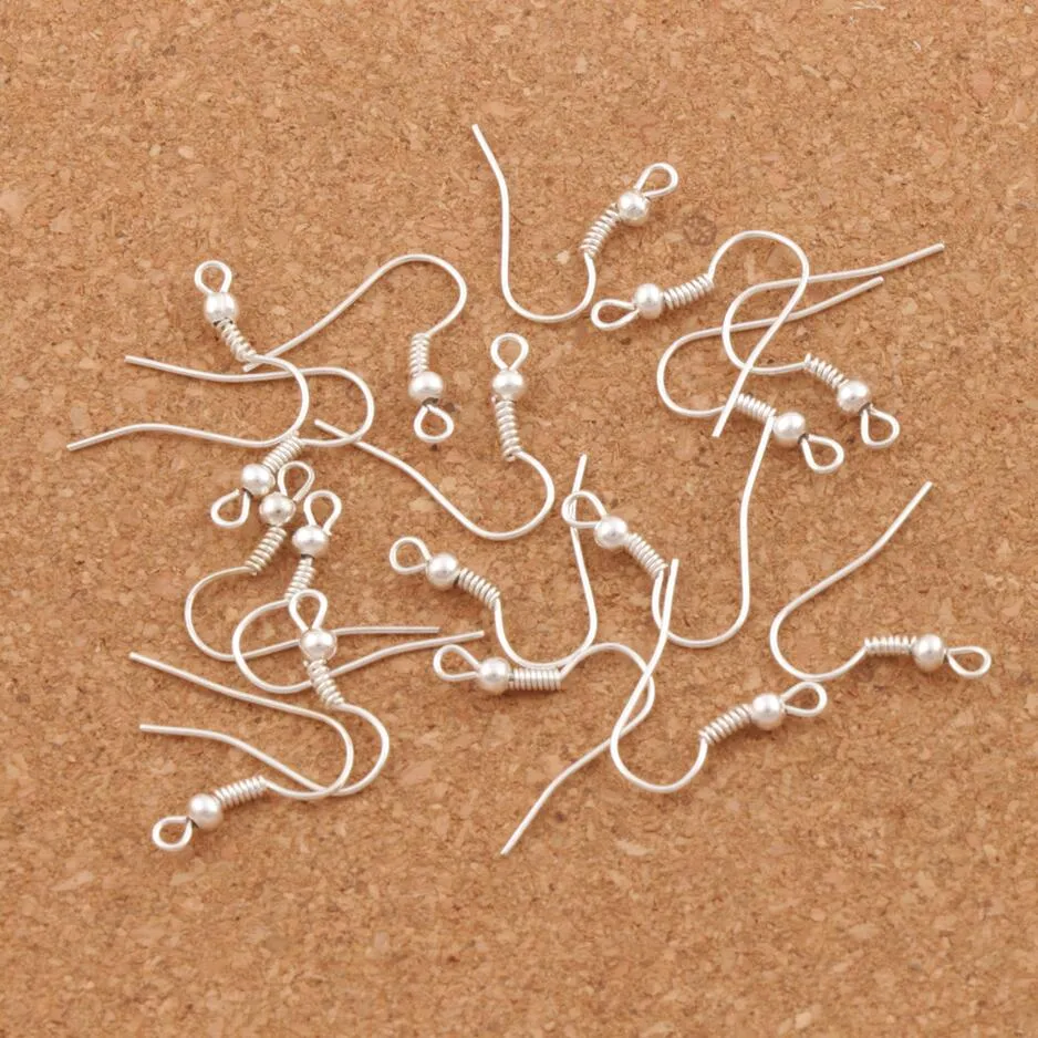 Copper Fish Clasps Hooks 15mm 200st Polska öronörhängen Hitta French Fishwire L31072634