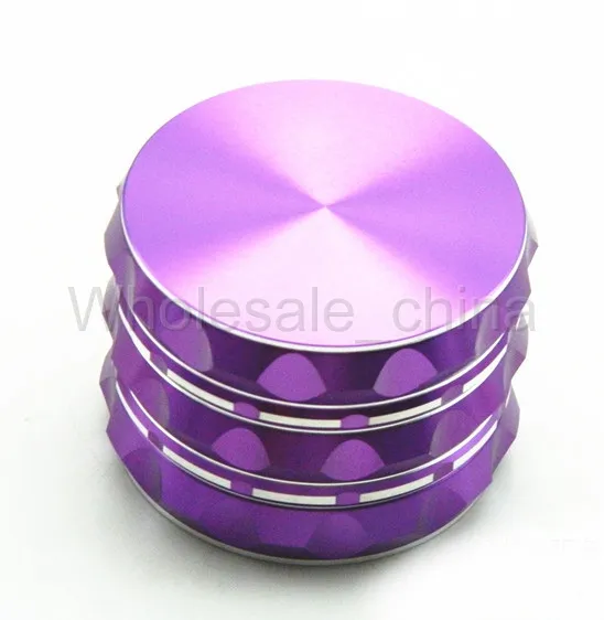 Polygon Buckle Grinders Aluminium Alloy 63mm Metal smoking Grinder 4 layers Mix Colors Herb Crushers Free Ship