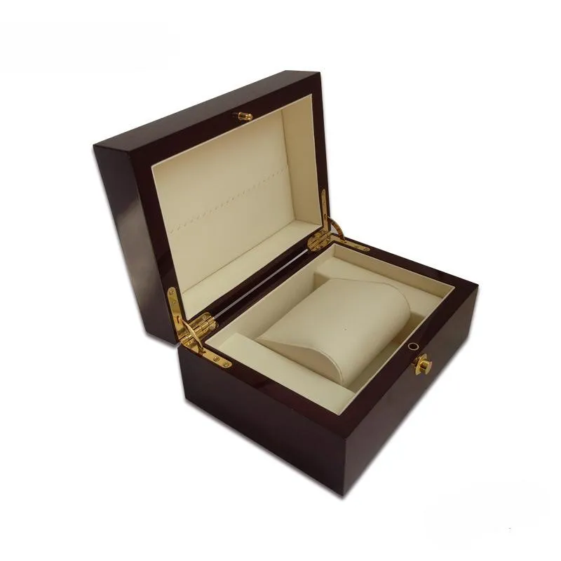 Caixa de relógio de alta qualidade, caixa de embalagem de presente de negócios, madeira sólida, caixa de exibição de relógio, laca de piano, organizador de armazenamento de jóias glitter2008296z