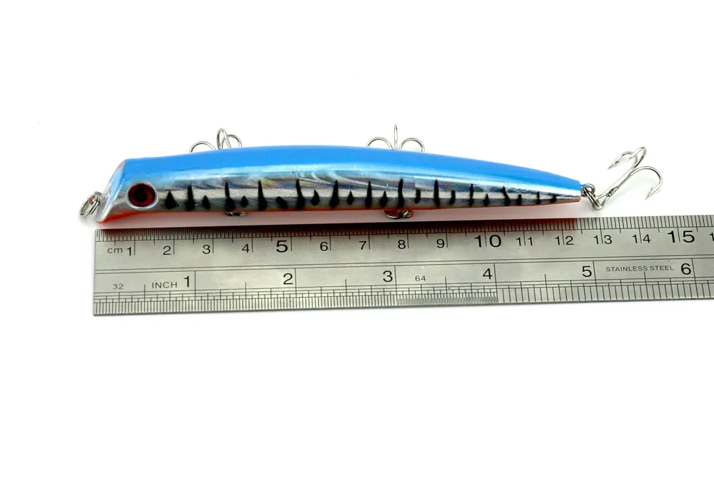 Popper Top Water Minnow Fishing Lures Artificial Hard Bait Bass Wobbler Fishing Tackle PO00212 6CM-16 3G2648