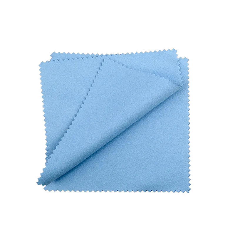 Silver Jewelry Cleaning Polishing Cloth Wipe Tissue Flannelette Silver Cleaning Fabric 8x8cm271M