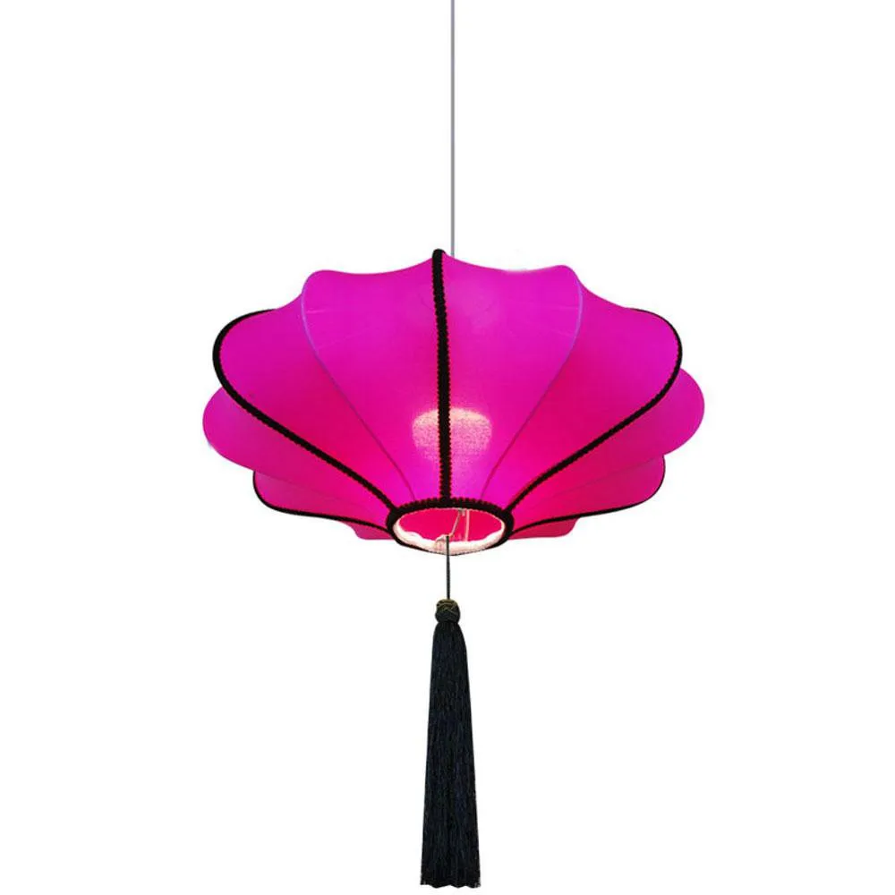 Фонарь в китайском стиле для столовой, подвесной светильник, тканевый абажур, китайский квартал, ресторан, подвесные светильники, ретро-гостиная, Drop Light255b